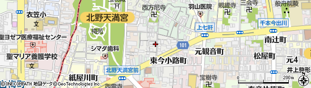 京都府京都市上京区東今小路町753周辺の地図