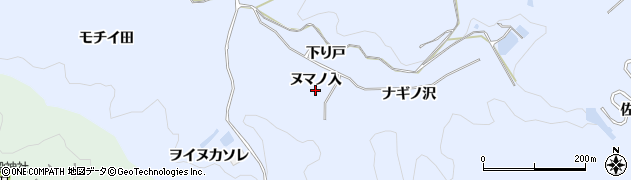 愛知県岡崎市宮石町（ヌマノ入）周辺の地図