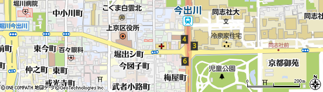 居酒屋 ばちや 烏丸今出川店周辺の地図