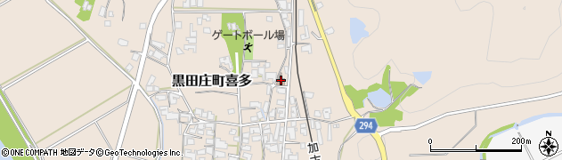 黒田庄郵便局周辺の地図