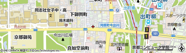 京都府京都市上京区一真町89周辺の地図