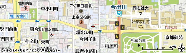 京都府京都市上京区築山南半町245周辺の地図