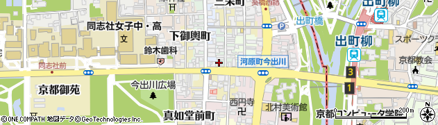 京都府京都市上京区一真町87周辺の地図