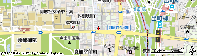 京都府京都市上京区一真町86周辺の地図