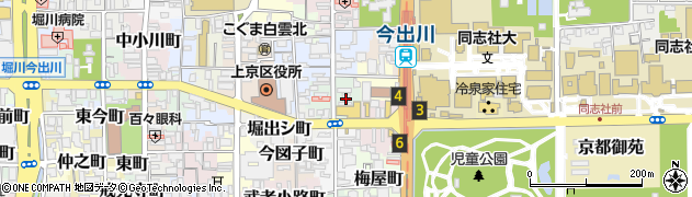 京都府京都市上京区築山南半町243周辺の地図