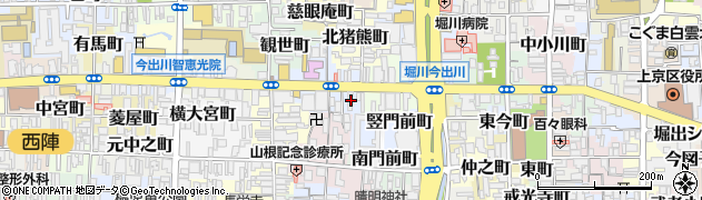 京都府京都市上京区元伊佐町281周辺の地図