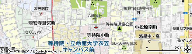 京都府京都市北区等持院中町10周辺の地図