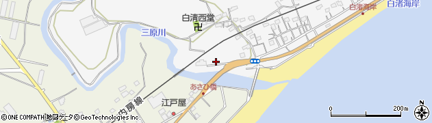 千葉県南房総市和田町白渚641周辺の地図