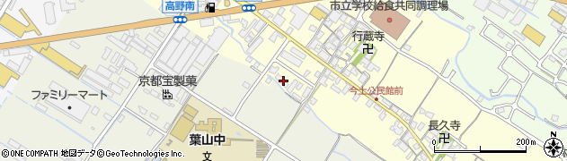 滋賀県栗東市高野176-4周辺の地図
