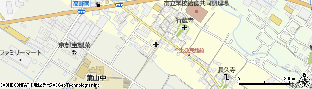 滋賀県栗東市高野177周辺の地図