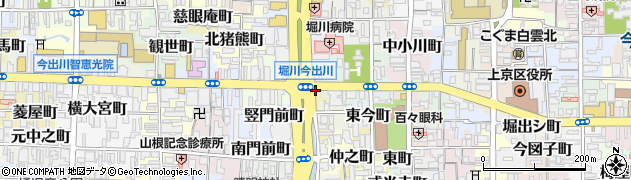 京都府京都市上京区橋之上町周辺の地図