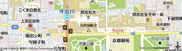 京都府京都市上京区新北小路町周辺の地図