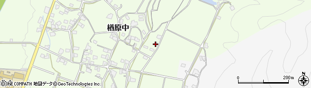 岡山県美作市楢原中952周辺の地図