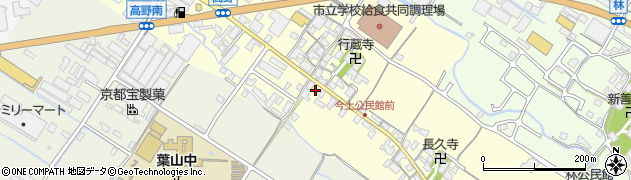 滋賀県栗東市高野400周辺の地図