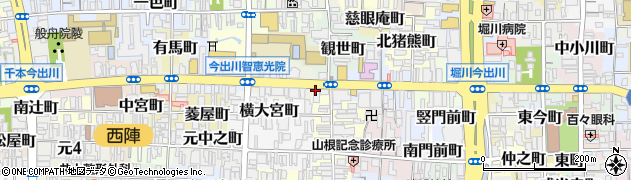 古本市場西陣店周辺の地図