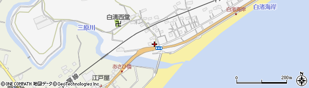 千葉県南房総市和田町白渚630周辺の地図
