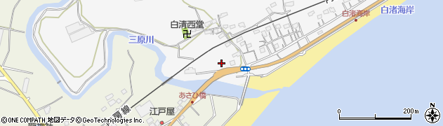千葉県南房総市和田町白渚638周辺の地図