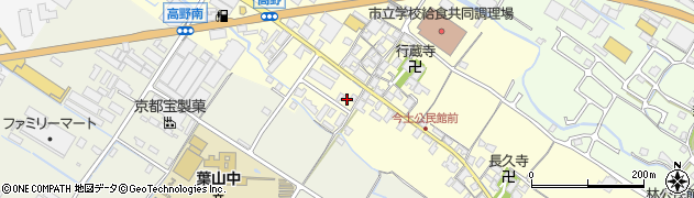 滋賀県栗東市高野180周辺の地図