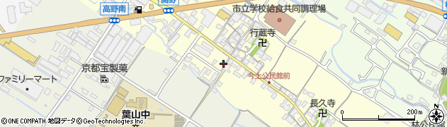 滋賀県栗東市高野177-1周辺の地図