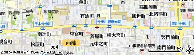 株式会社モリカワ・カーライフ京都　西陣ＳＳ周辺の地図