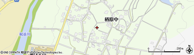 岡山県美作市楢原中476周辺の地図