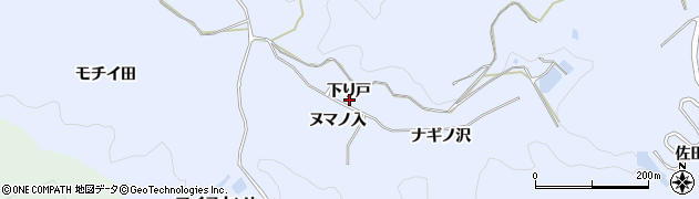 愛知県岡崎市宮石町下り戸周辺の地図