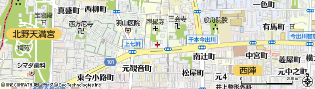 森脇硝子店周辺の地図