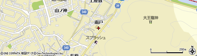 愛知県岡崎市細川町（雨戸）周辺の地図