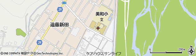 静岡市　美和児童クラブ周辺の地図