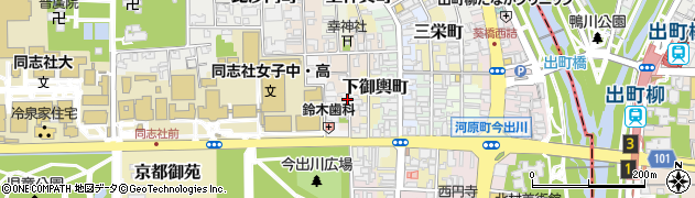 京都府京都市上京区柳風呂町周辺の地図