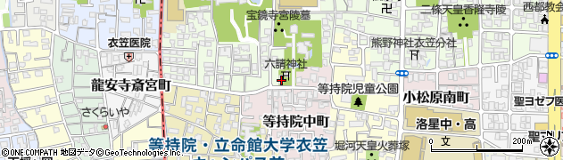 京都府京都市北区等持院中町53周辺の地図