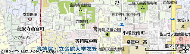 京都府京都市北区等持院中町5周辺の地図