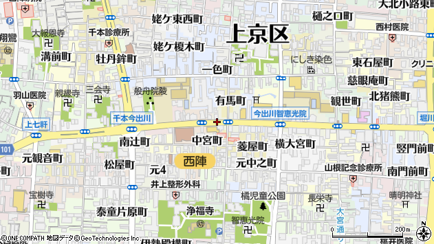 〒602-8461 京都府京都市上京区北小路中之町の地図