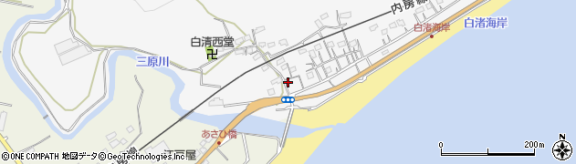 千葉県南房総市和田町白渚592周辺の地図
