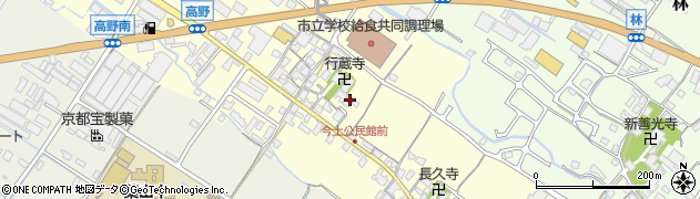 滋賀県栗東市高野137周辺の地図