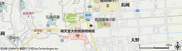伊豆中央警察署　伊豆長岡交番周辺の地図