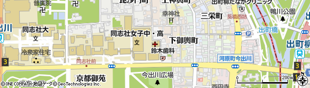 同志社幼稚園周辺の地図