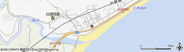 千葉県南房総市和田町白渚572周辺の地図