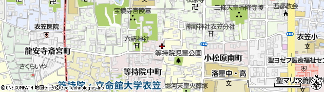 京都府京都市北区等持院中町3-8周辺の地図