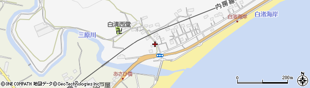 千葉県南房総市和田町白渚629周辺の地図