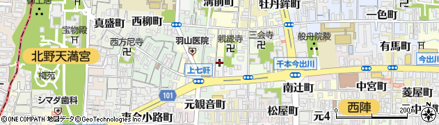 京都府京都市上京区突抜町499周辺の地図