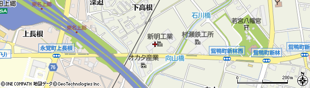 新明工業株式会社　センター上郷周辺の地図