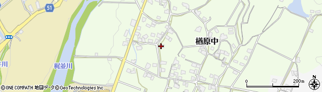 岡山県美作市楢原中461周辺の地図