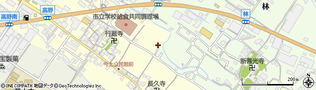 滋賀県栗東市高野92周辺の地図