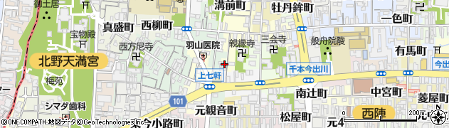 京都府京都市上京区突抜町511周辺の地図