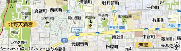 京都府京都市上京区佐竹町周辺の地図