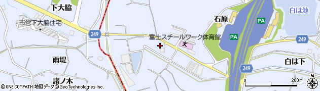 愛知県大府市長草町杁口下周辺の地図