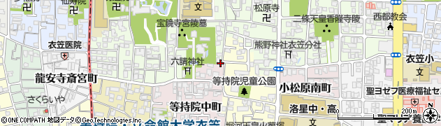 京都府京都市北区等持院中町3-1周辺の地図