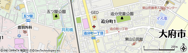 株式会社エネチタ　給湯王大府ショールーム周辺の地図