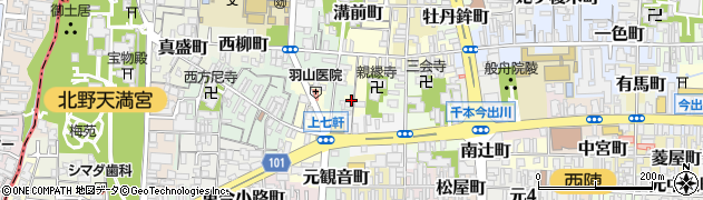 京都府京都市上京区突抜町510周辺の地図